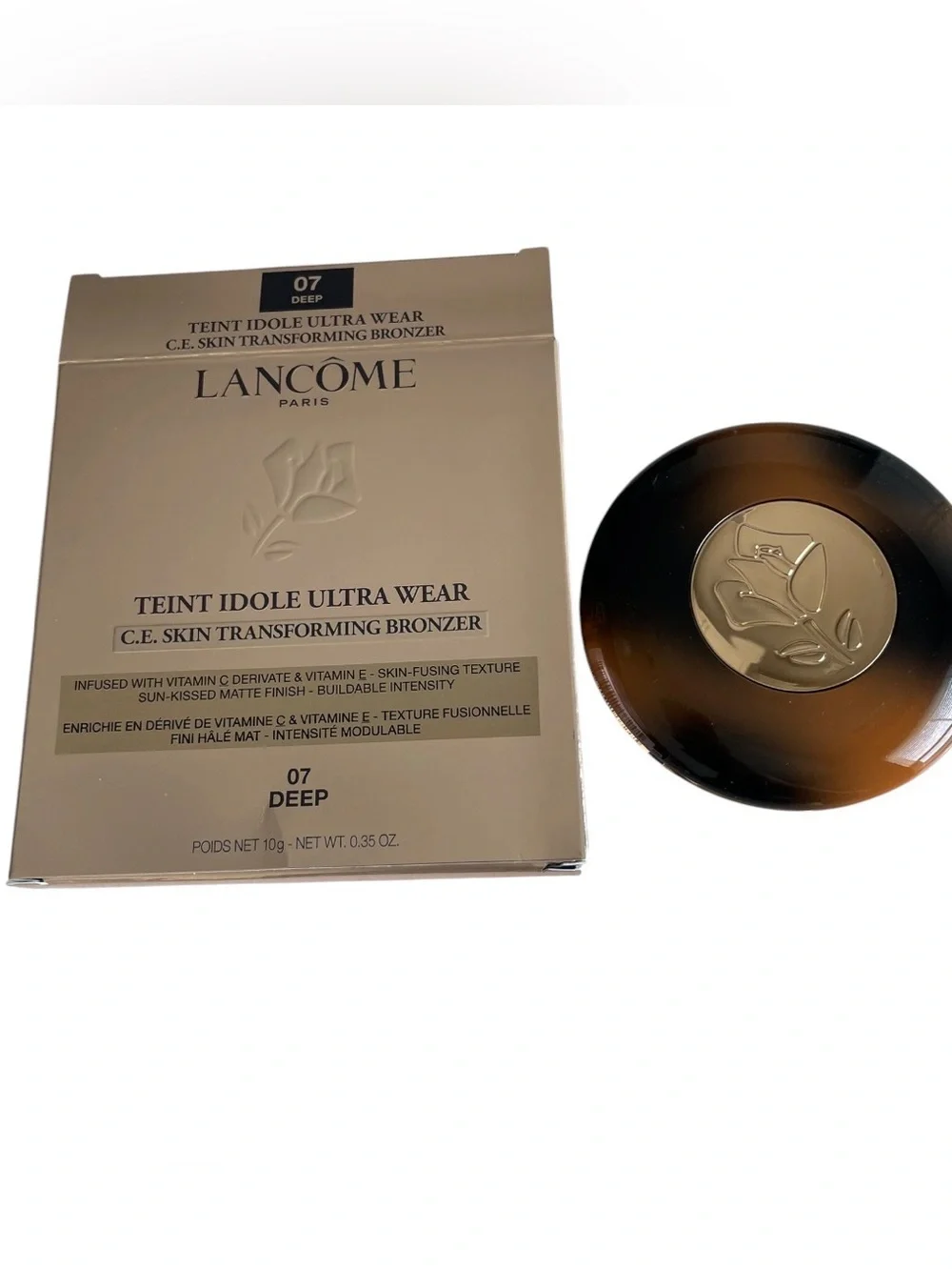 LANCOME Teint Idole Ultra Wear C.E. Skin Transforming Bronzer 07 DEEP New In Box